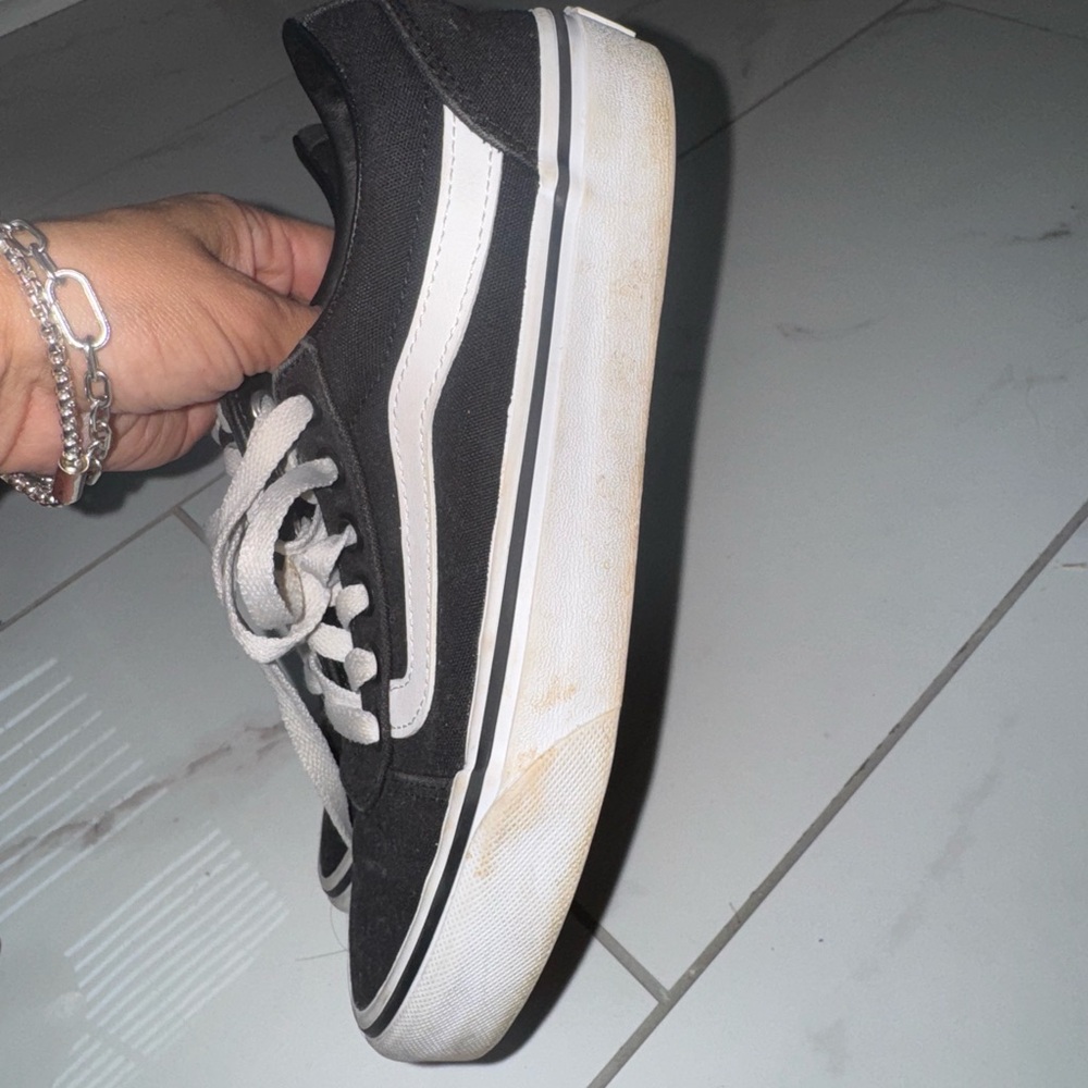 Vans Black and White Old Skool Sneakers